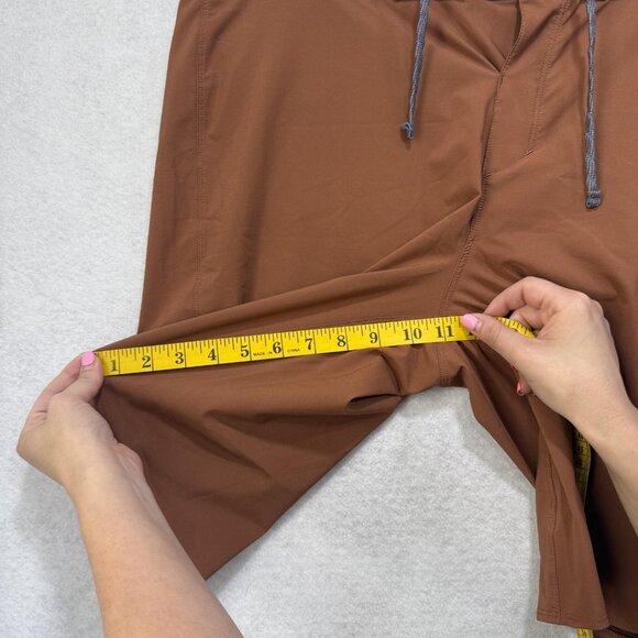 Patagonia Hydro Series Boardshorts Mens 35 Brown Blue Swim Trunks Recycled Eco - Picture 7 of 15